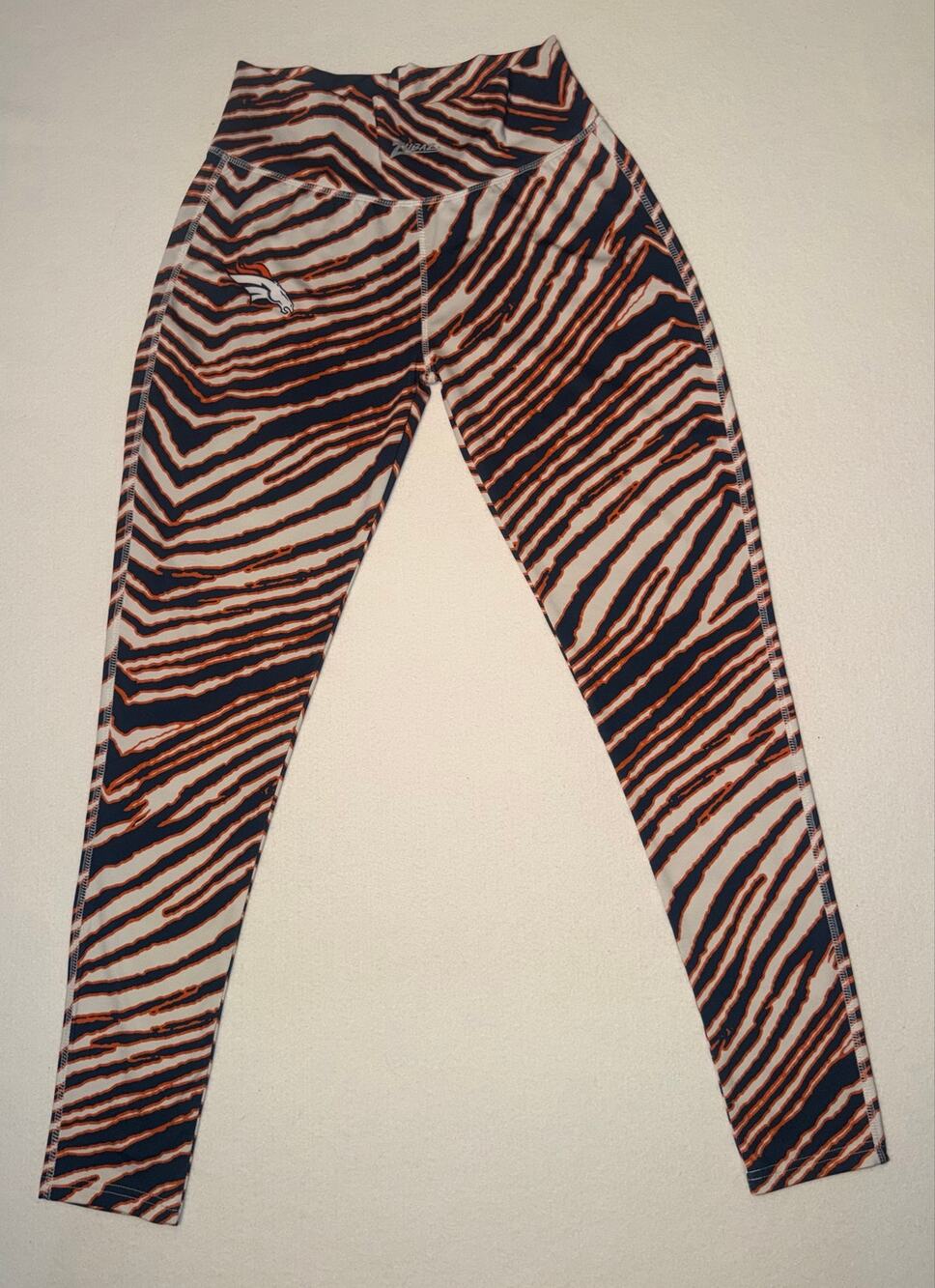 Majestic women’s Denver broncos zebra leggings